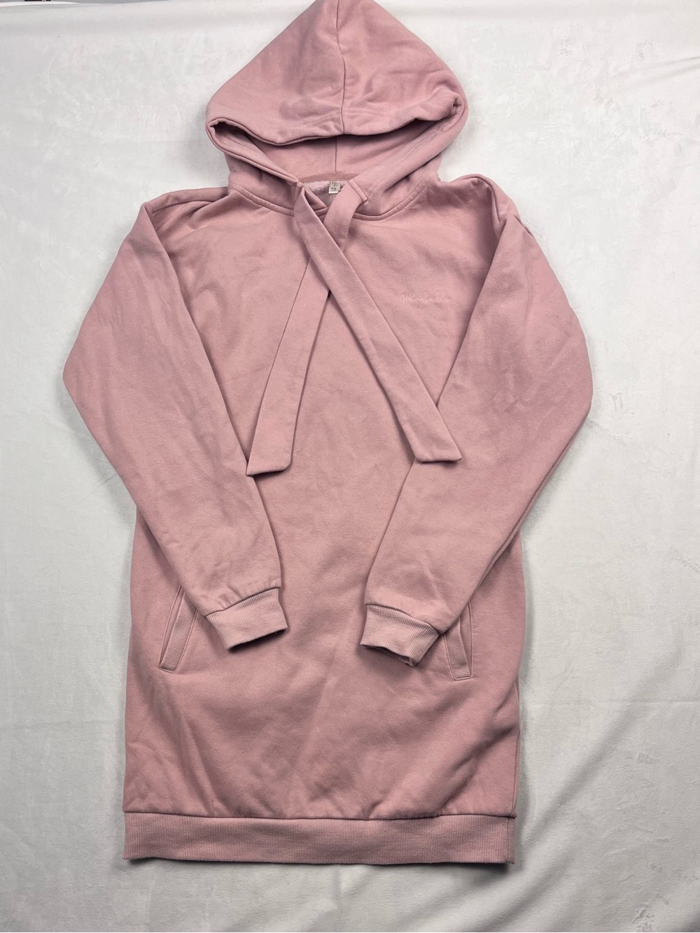 Abibelle Dusty Rose Hoodie Sweatshirt Tunic or Dress Quebec Designer Size XS